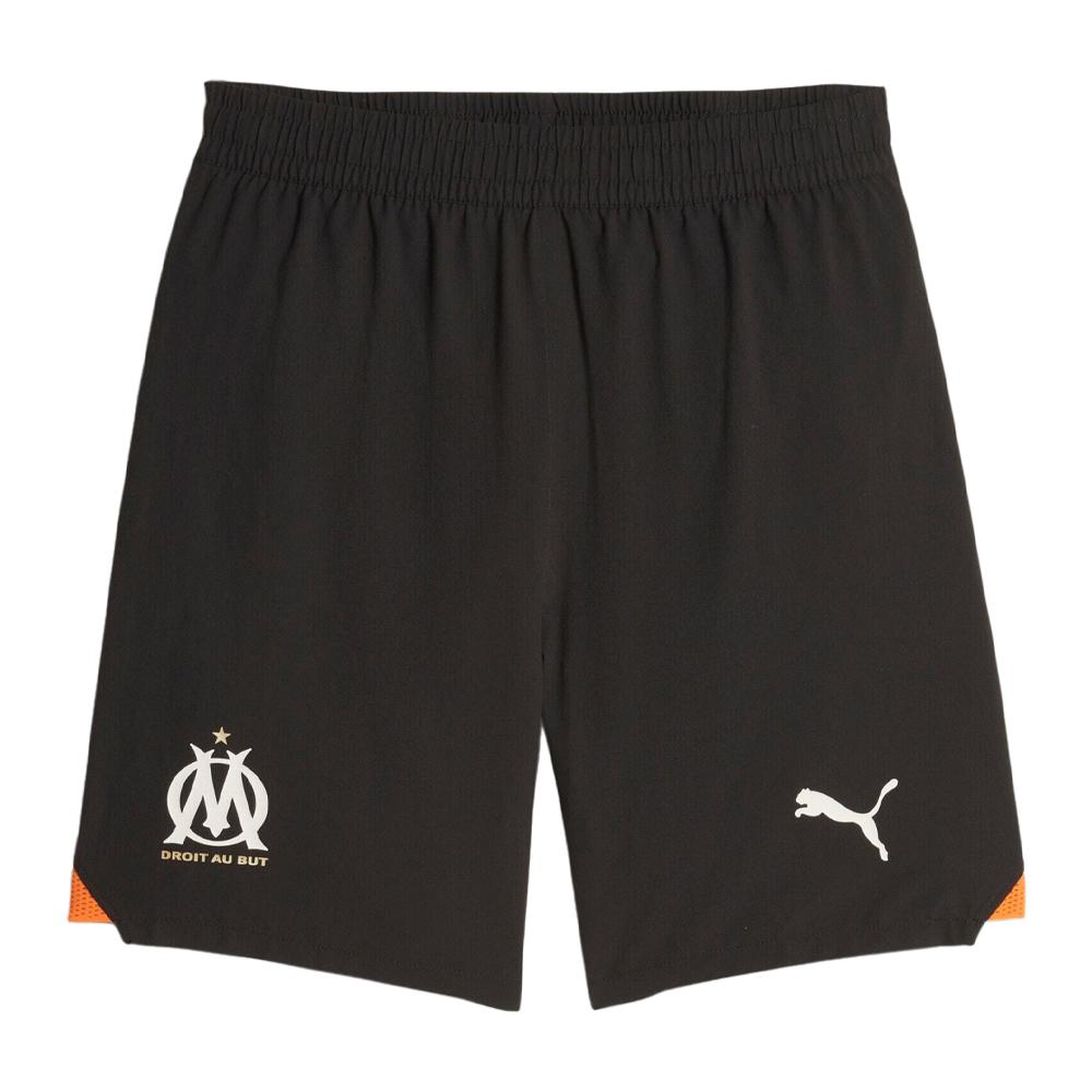 OM Short de Foot Noir Homme Puma 2023/24 pas cher