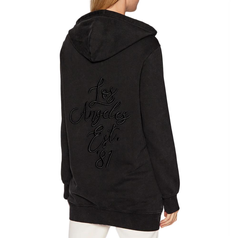 Sweat à capuche Noir Femme Guess Sandrine Over vue 2