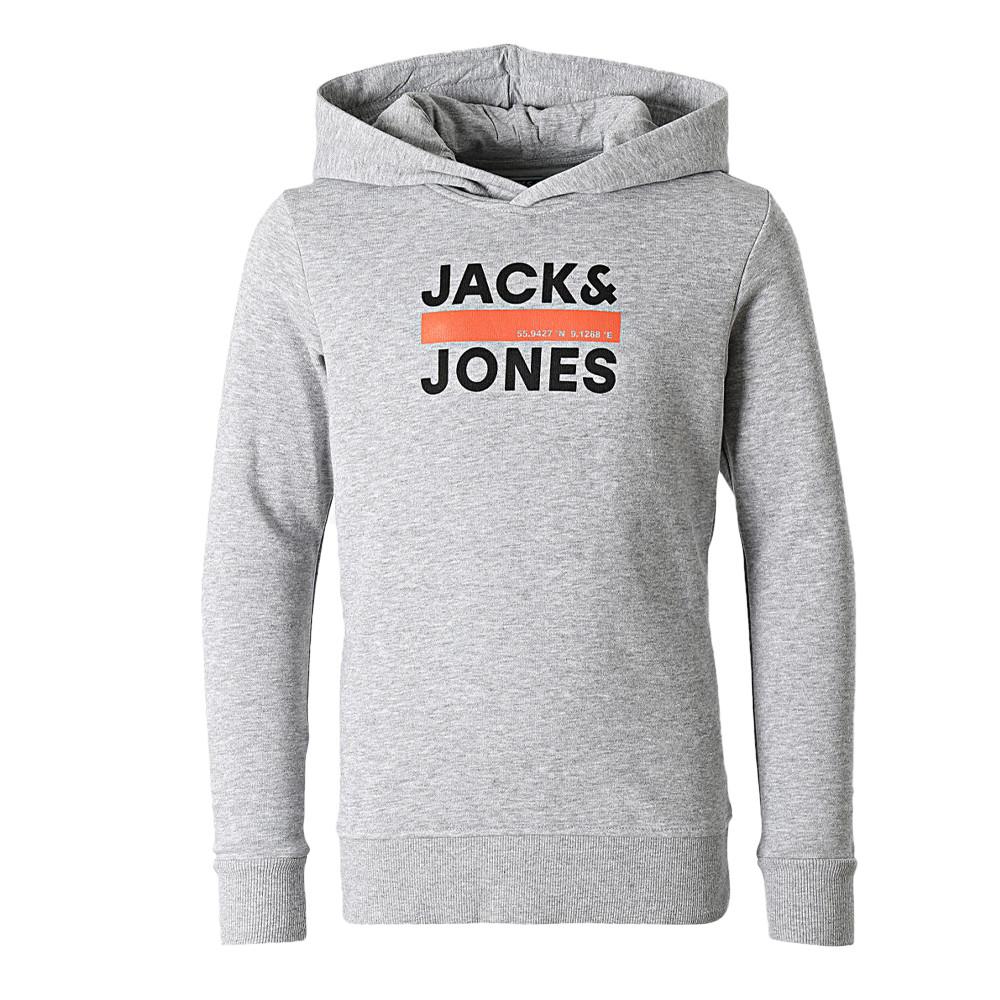 Sweat à capuche Gris Garçon Jack & Jones Codan pas cher