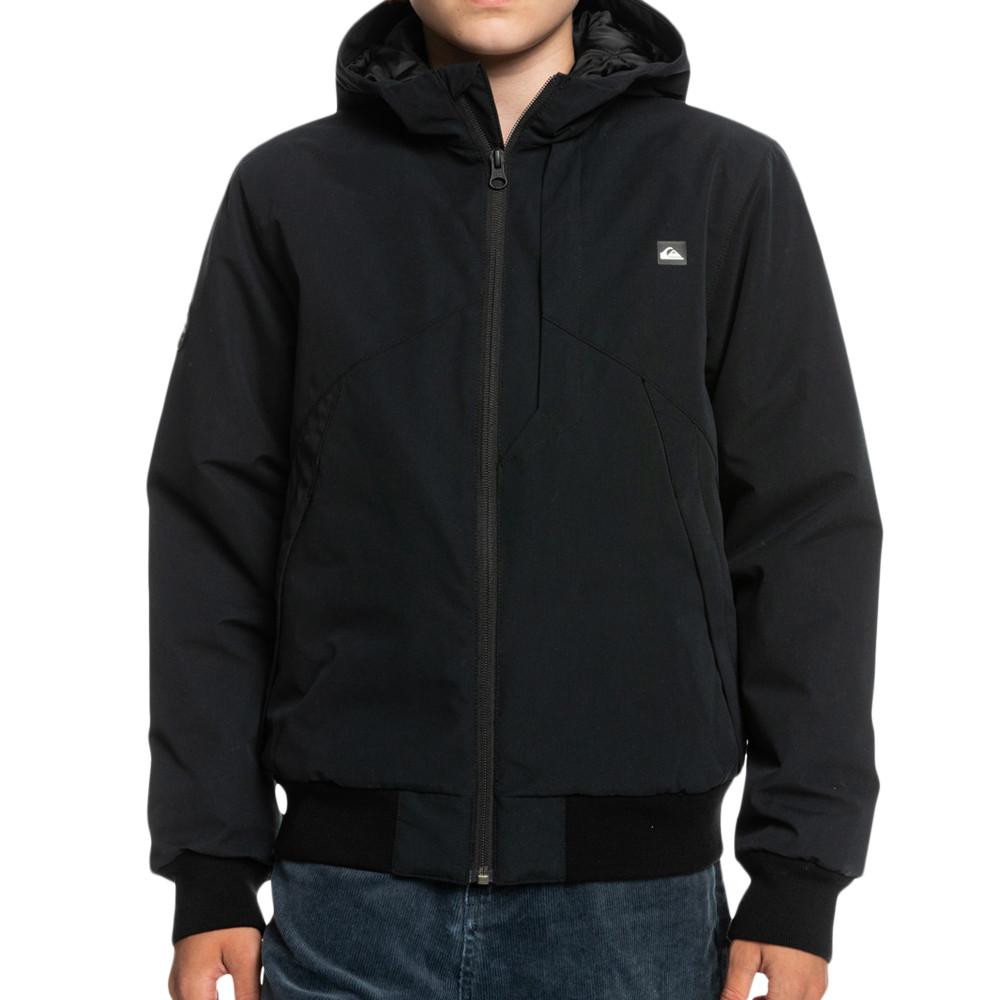 Blouson Noir Garçon Quiksilver Newbrooks pas cher