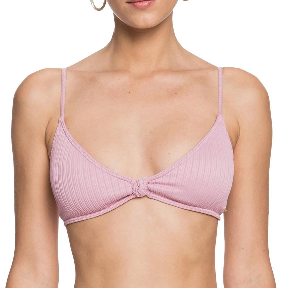 Haut de Bikini Mauve Femme Roxy Stay Golden pas cher