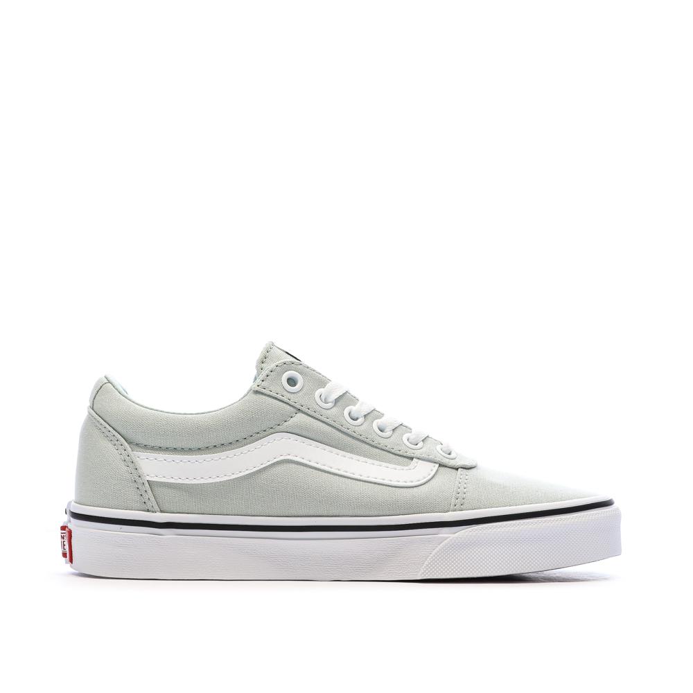 Baskets Vertes d'eau Femme Vans Canvas vue 2