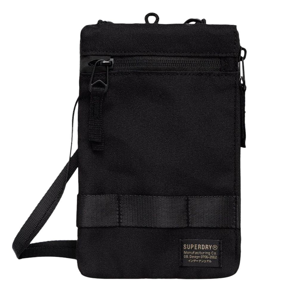 Sac bandoulière Noir Homme Superdry Y9110174A pas cher