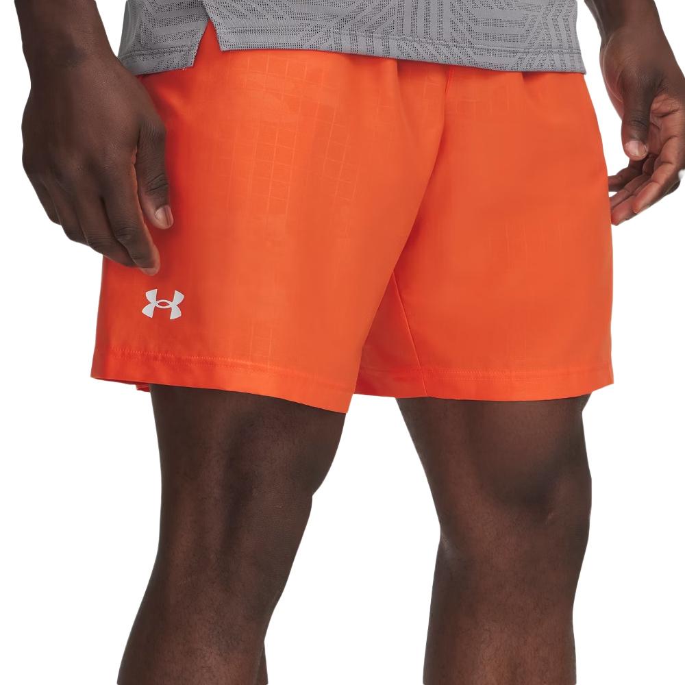 Short Orange Homme Under Armour Woven pas cher