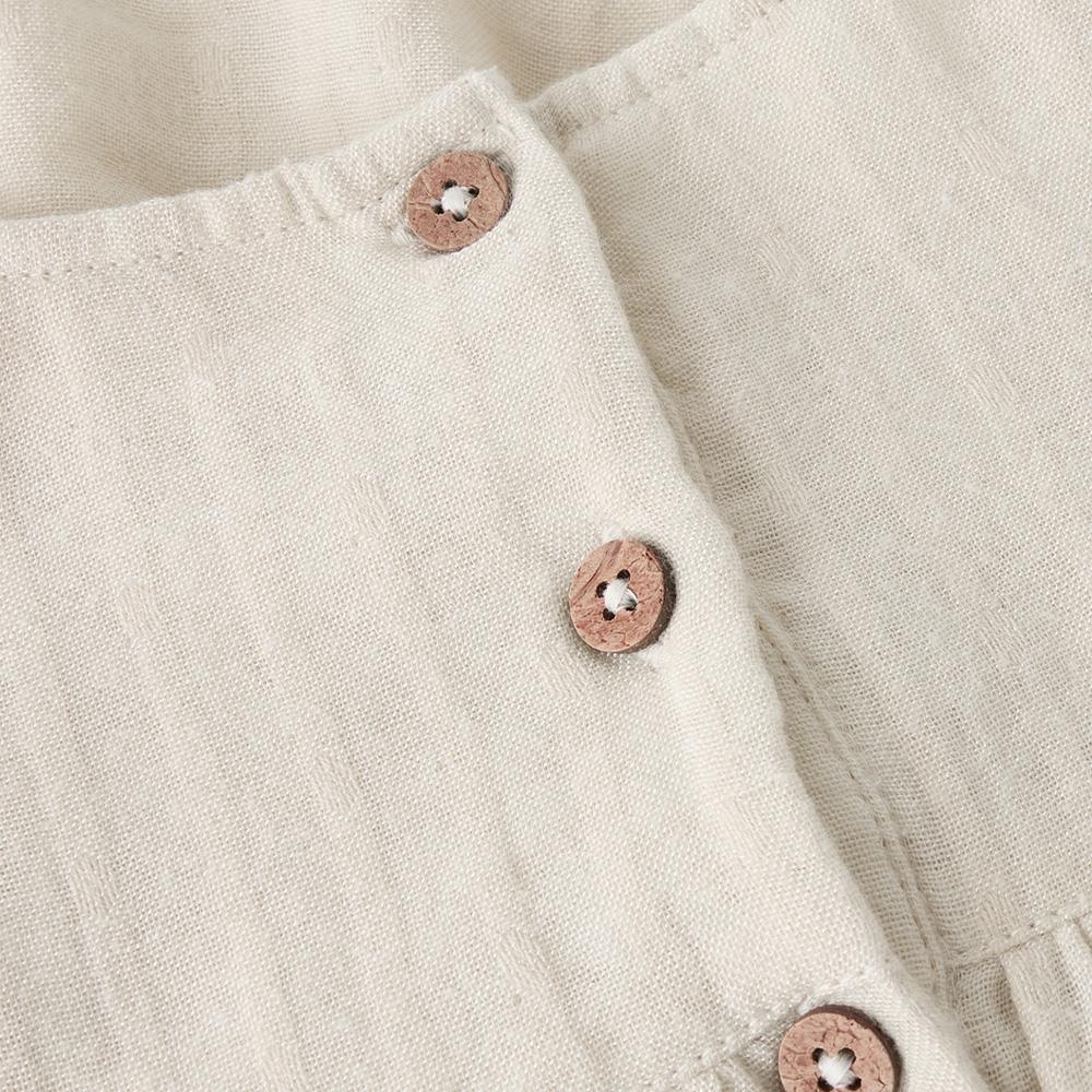Blouse Beige Fille Lil' Atelier Kopan vue 3