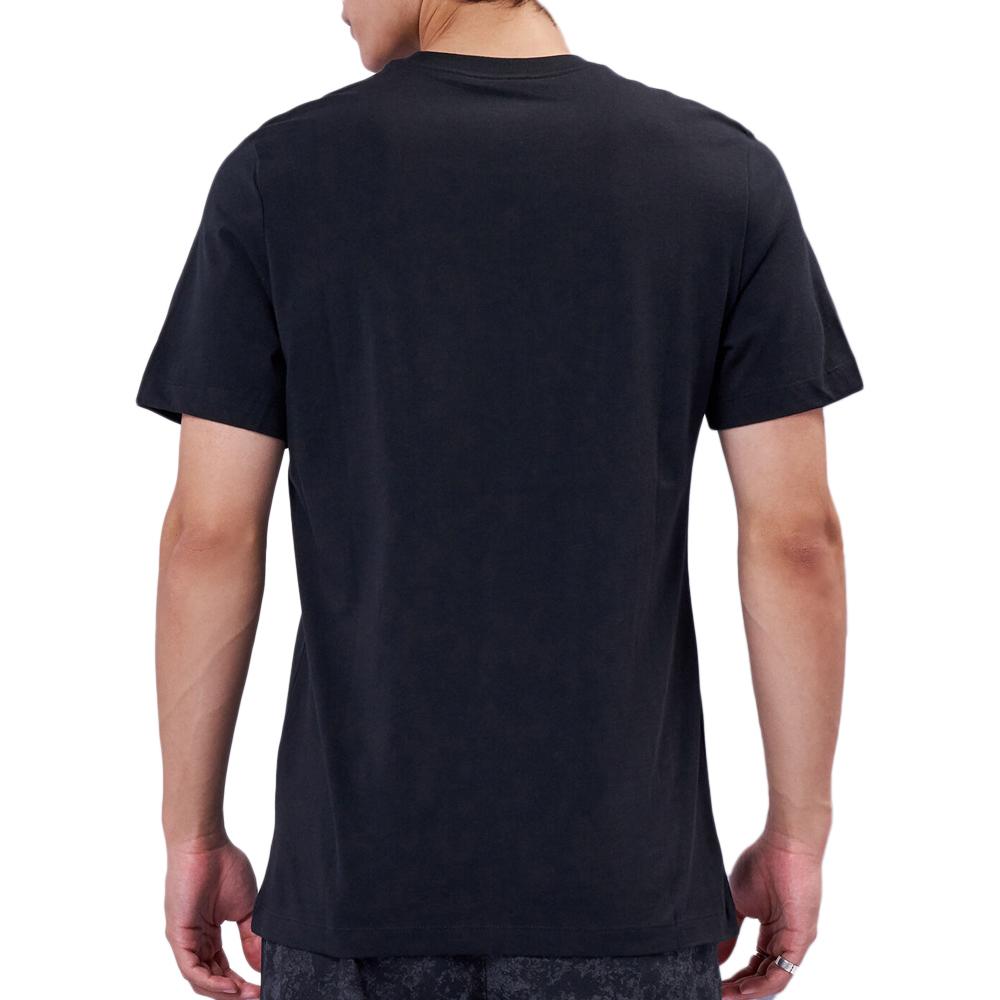 T-shirt Noir/Rouge Homme Nike Jordan Stack Crew vue 2