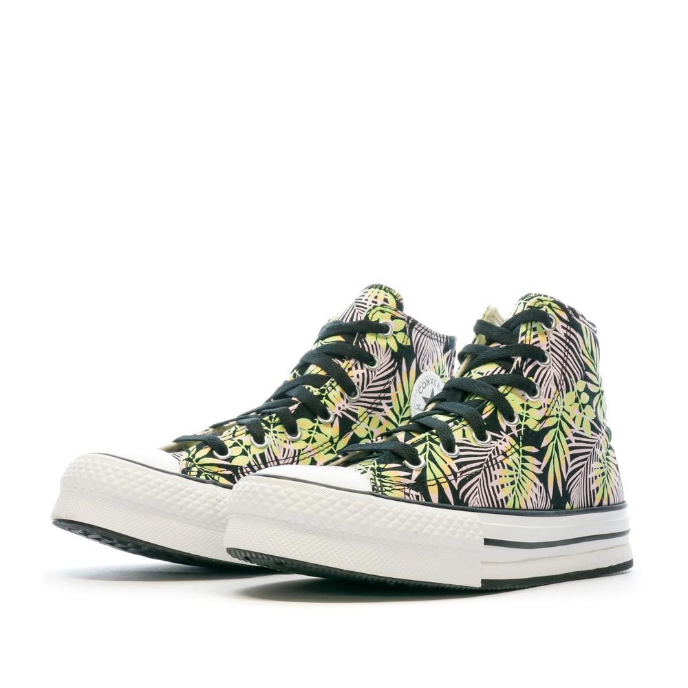 Baskets Noir/Rose Femme Converse Eva Lift vue 6