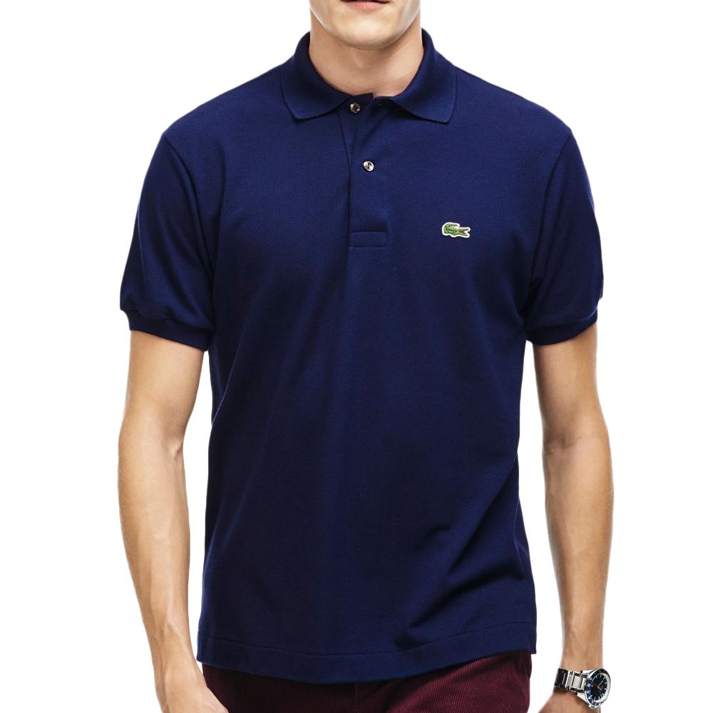 Polo Marine Homme Lacoste L1212 pas cher