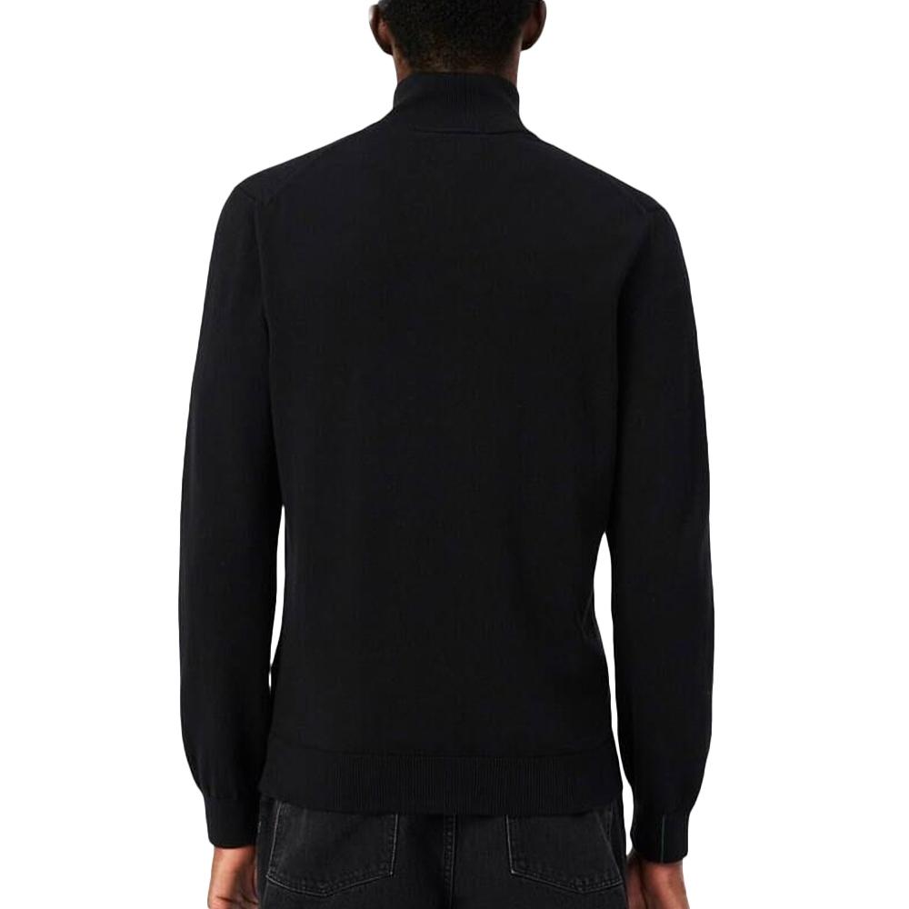 Pull zippé Noir Homme Lacoste Monta vue 2