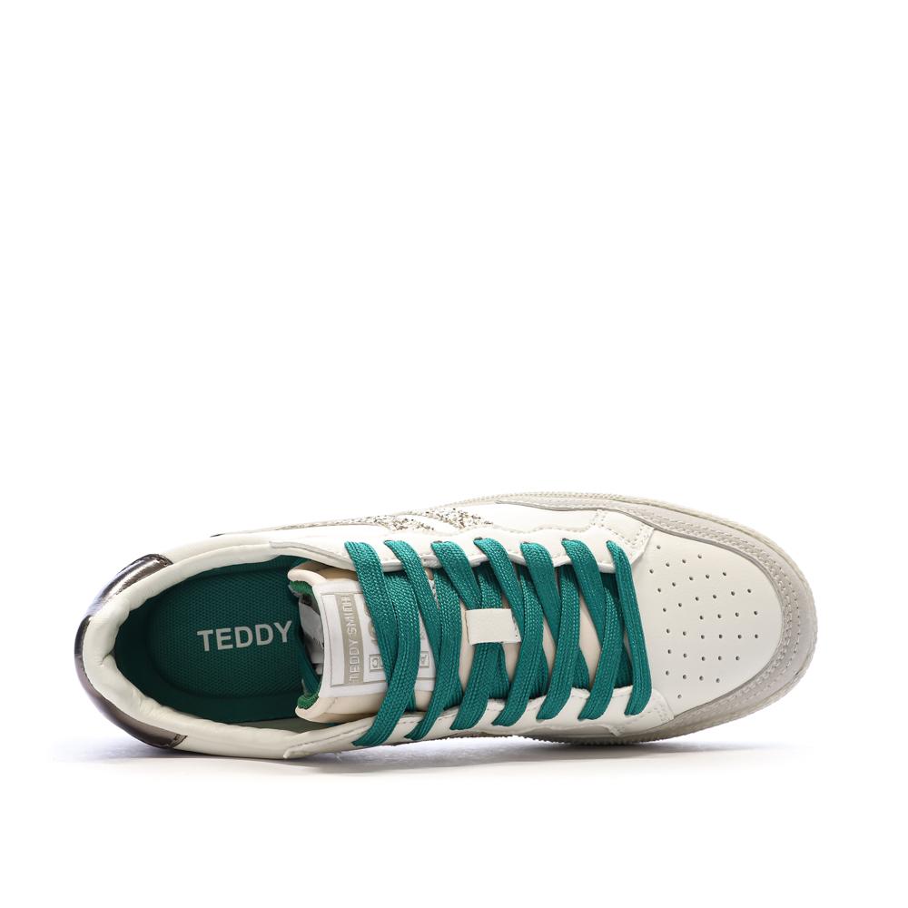 Teddy Smith Zapatillas de deporte para mujer en crudo/oro 120598 ver 4