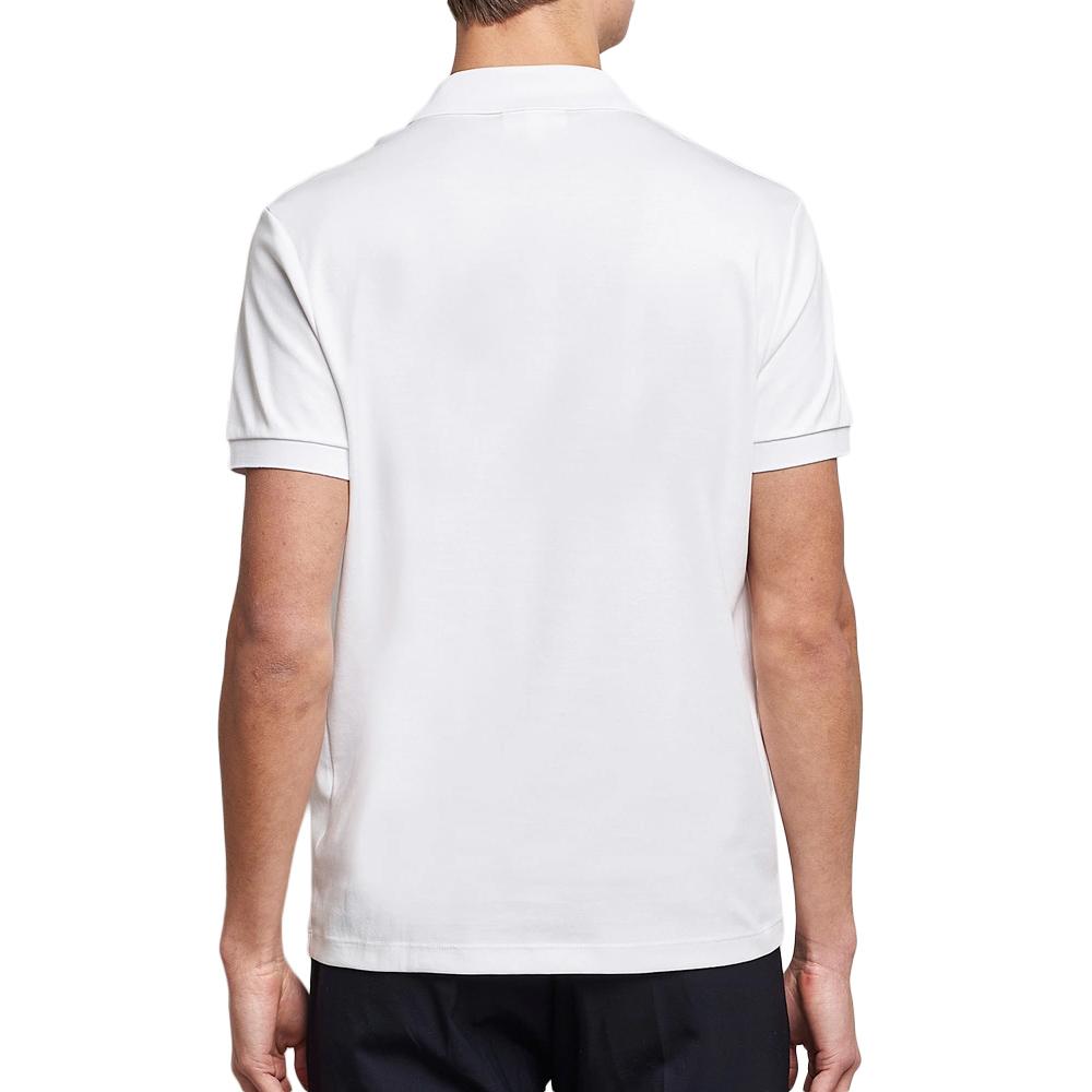 Polo Lacoste Hombre Blanco Regular Fit Pima ver 2