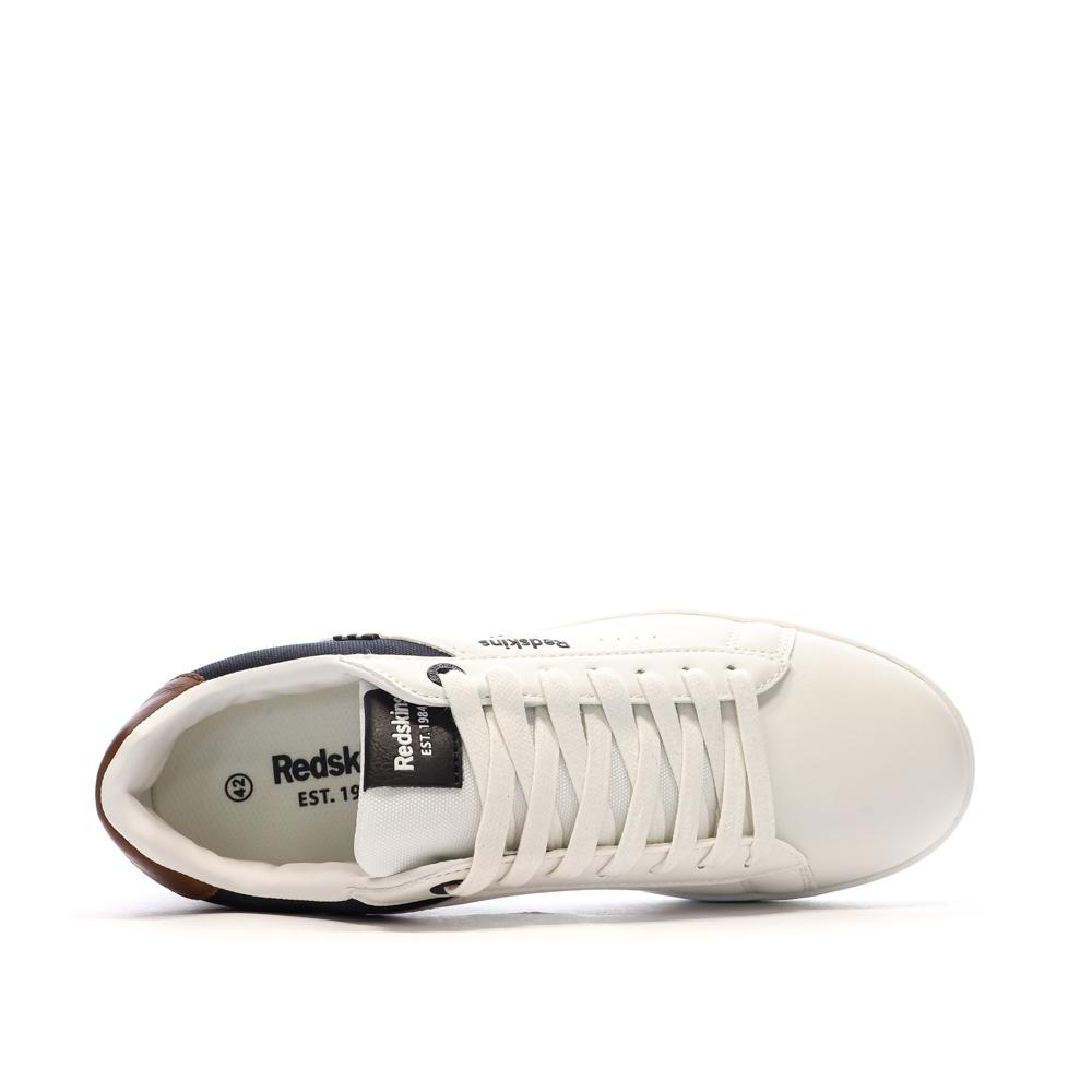 Baskets Blanches/Marines Homme Redskins Gunray vue 4
