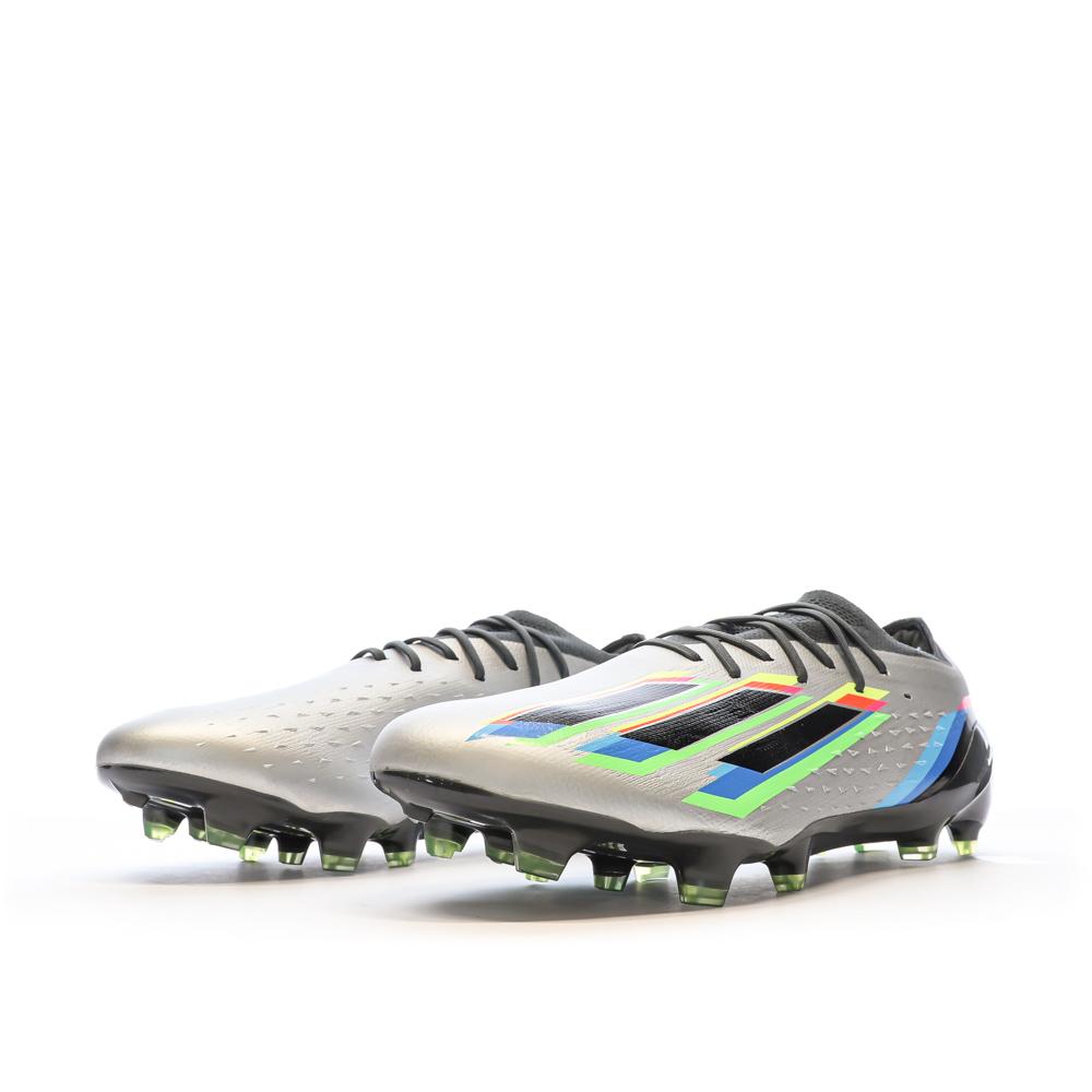 Chaussures de Foot Grises Homme Adidas Speedportal.1 FG vue 6