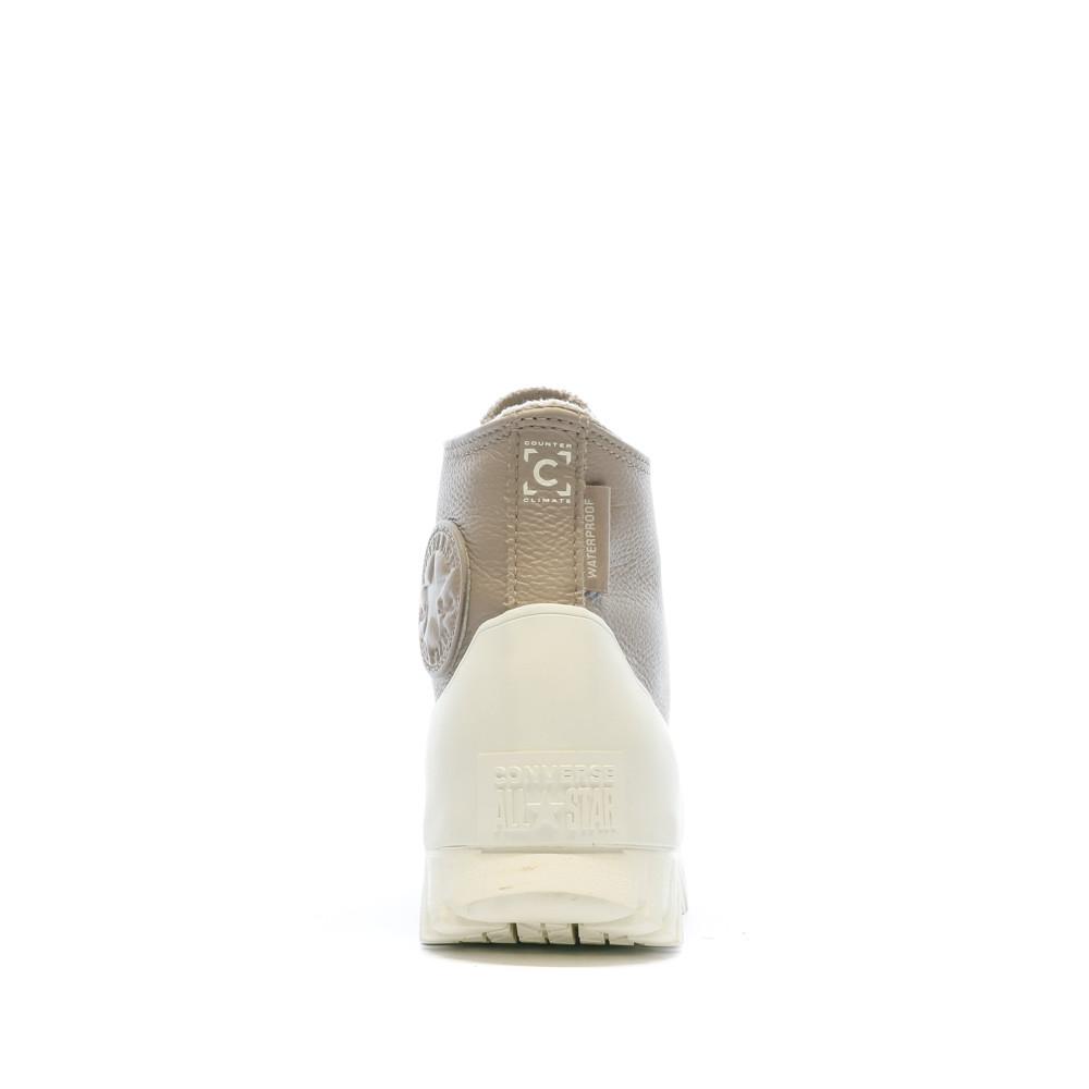 Baskets Taupe Femme Converse Winter vue 3