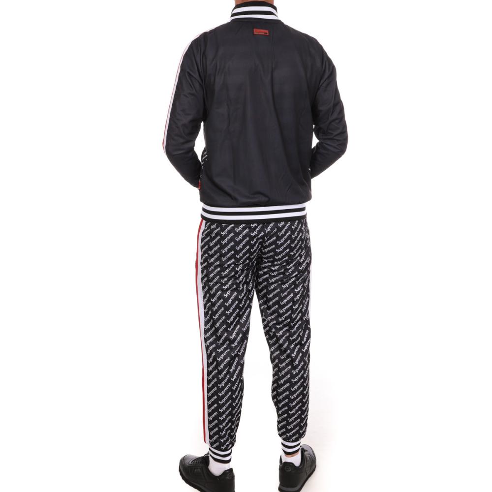 Survêtement Noir/Rouge Brillant Homme Supreme Grip Sanchez vue 2