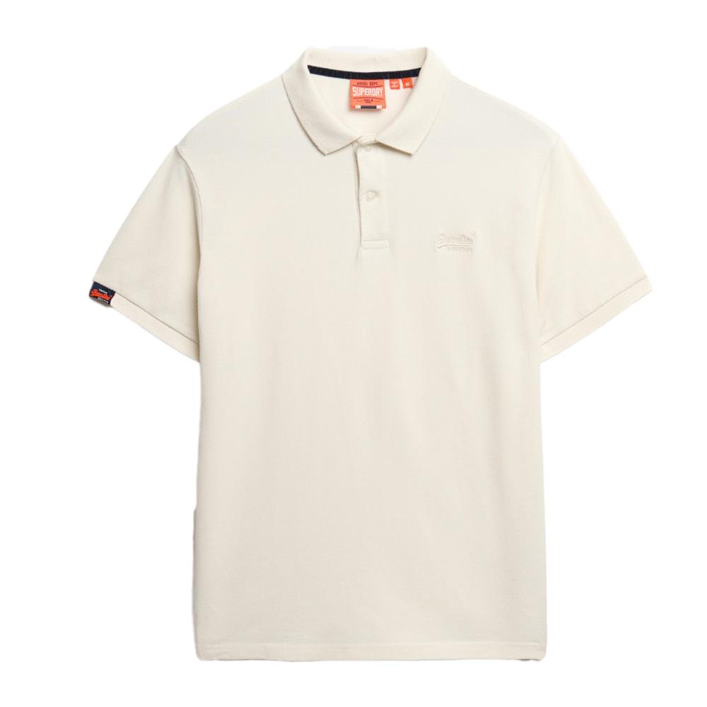 Polo Blanc Homme Superdry Vint Destroy vue 2