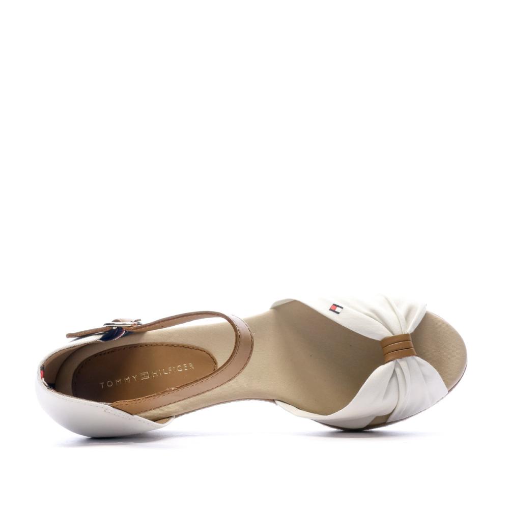 Sandales Compensées Blanche Femme Tommy Hilfiger ELBA vue 4