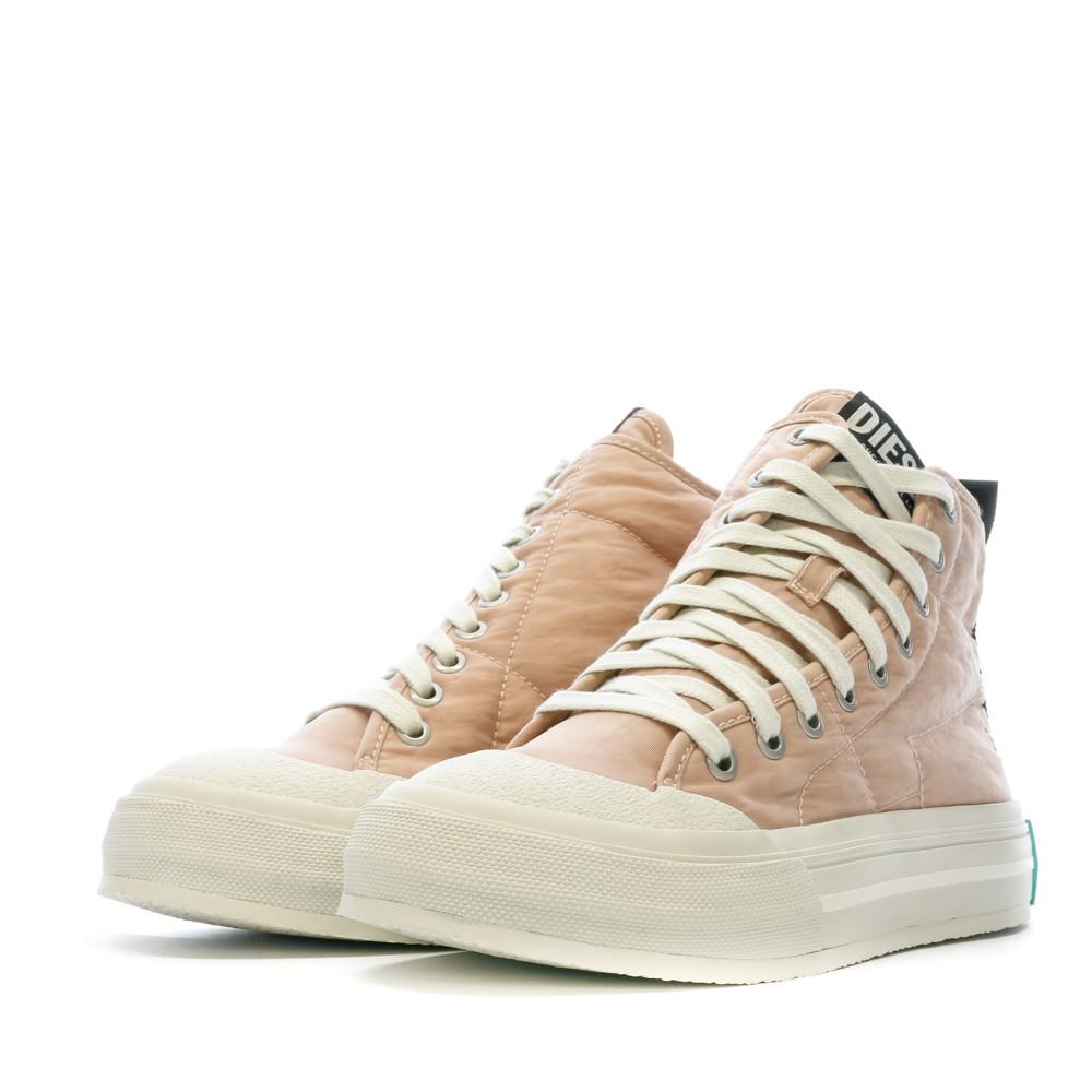 Baskets Montantes Roses Femme Diesel Muji vue 6