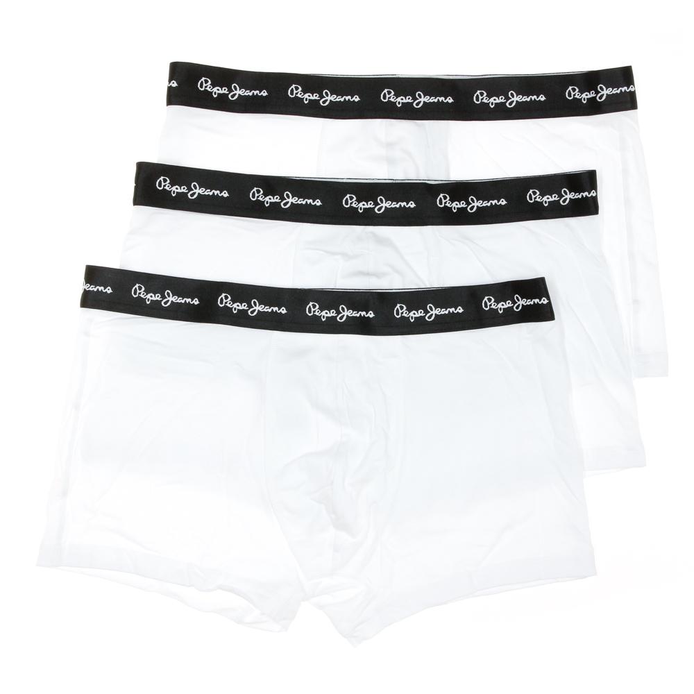 X3 Boxers Blanc Homme Pepe Jeans TK pas cher