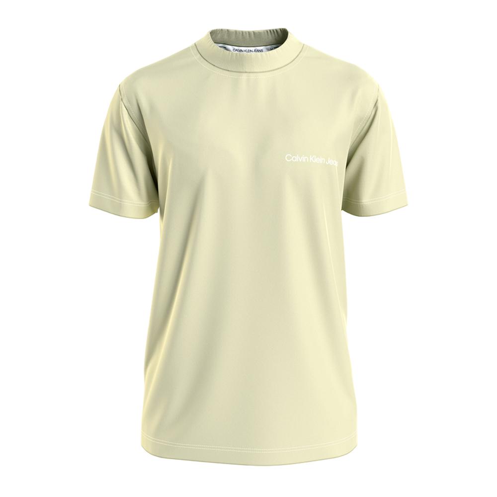 T-shirt Vert Homme Calvin Klein Jeans Institutional pas cher