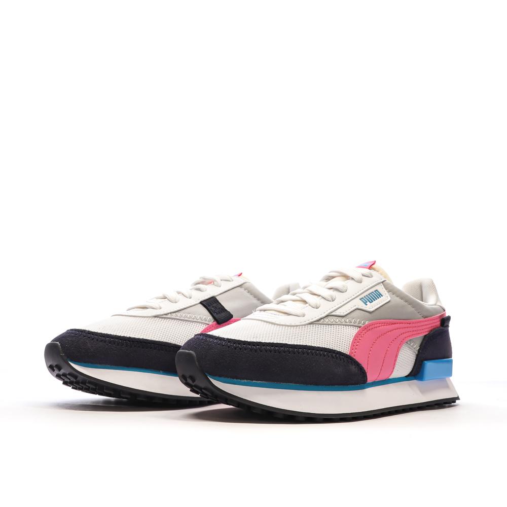 Baskets Noir/Rose Fille Puma Future Rider vue 6