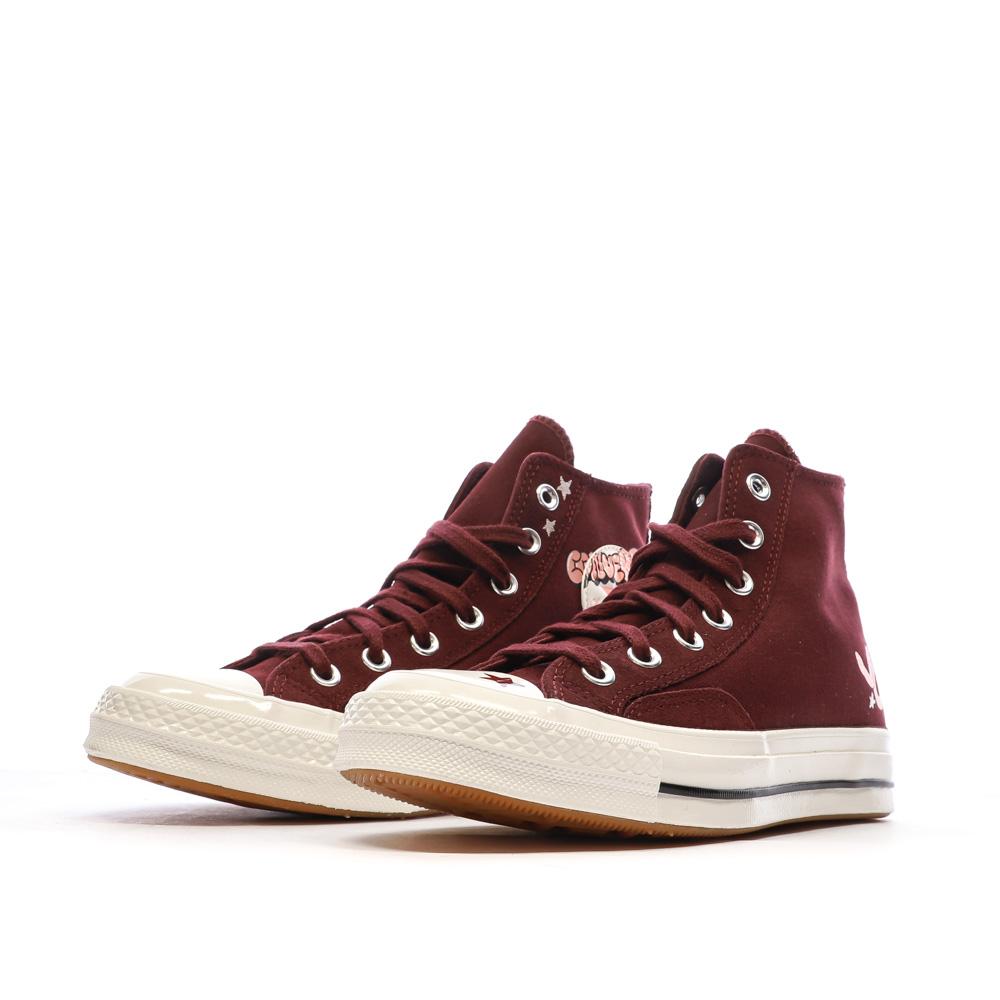 Baskets Bordeaux Femme Converse Chuck 70 A09164C vue 6