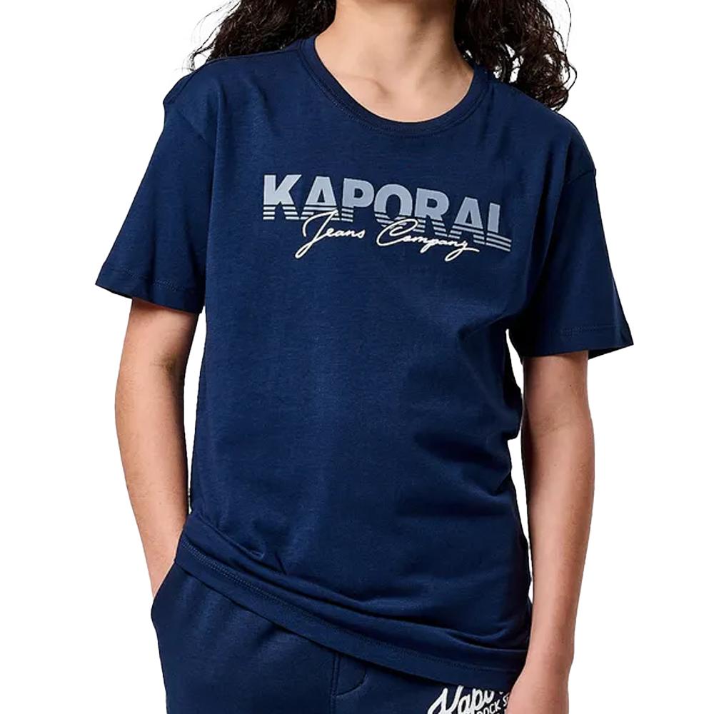 T-Shirt Marine Garçon Kaporal Orico pas cher