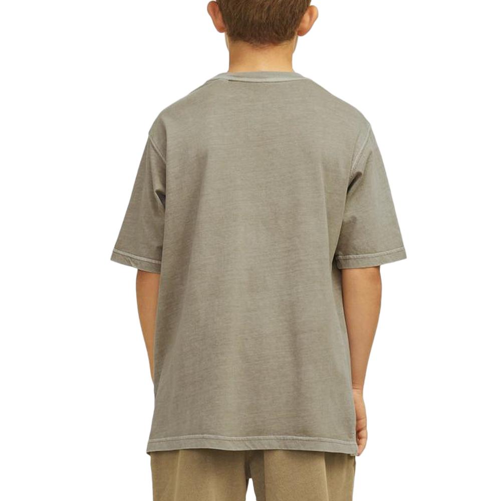 T-shirt Kaki Garçon Jack & Jones Sage vue 2