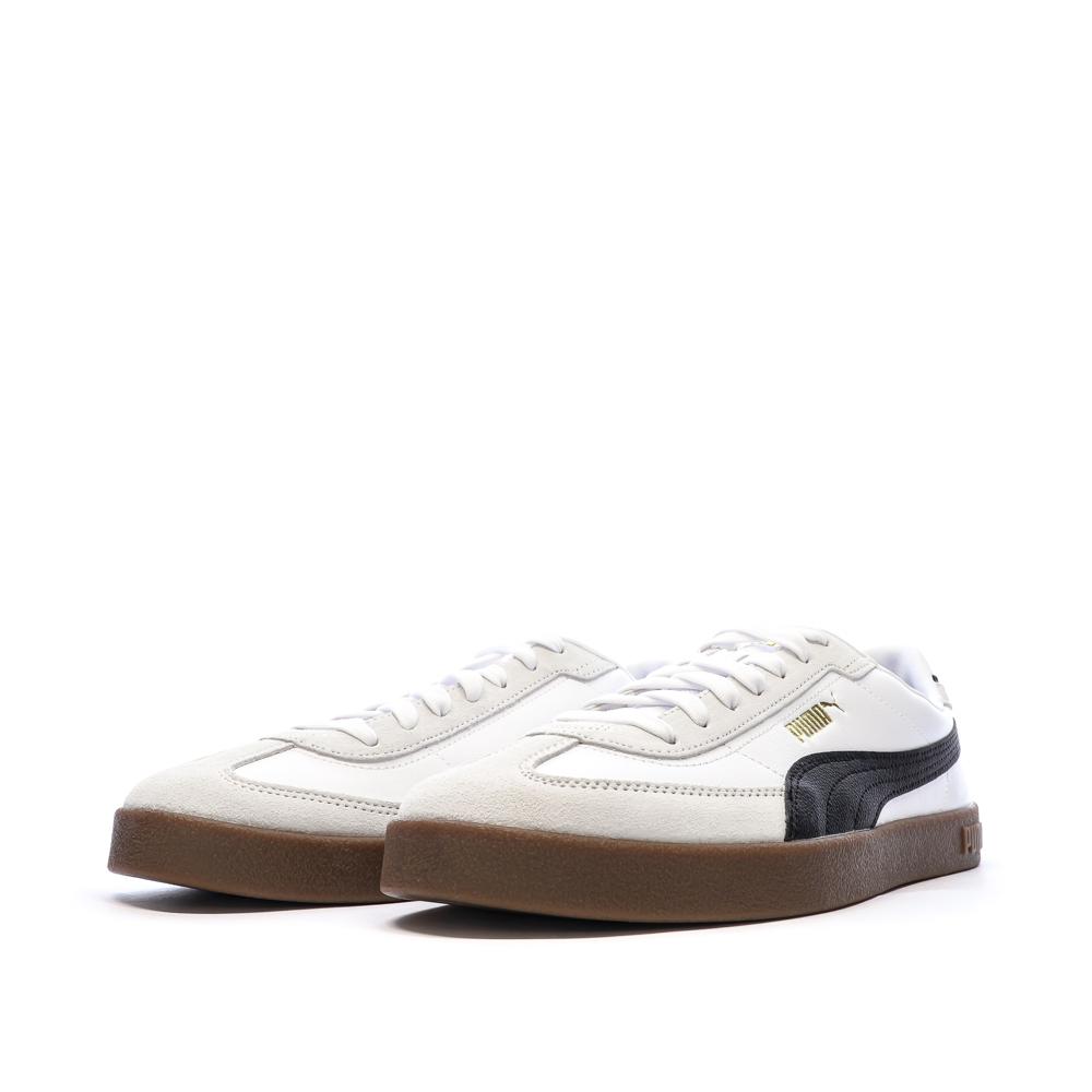 Baskets Blanches/Noir Homme Puma Club Ii Era vue 7