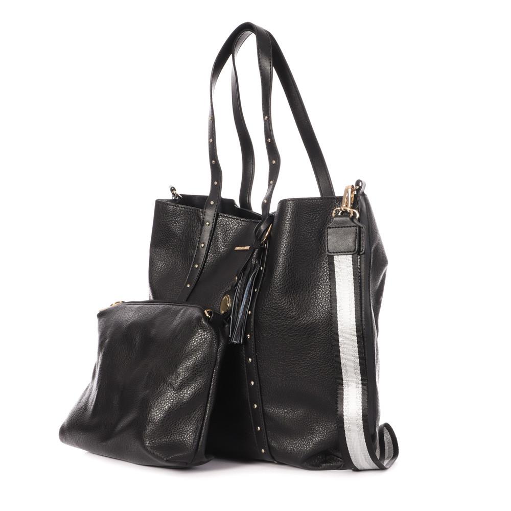 Sac a main Noir Femme Manoukian Zanzibar vue 3