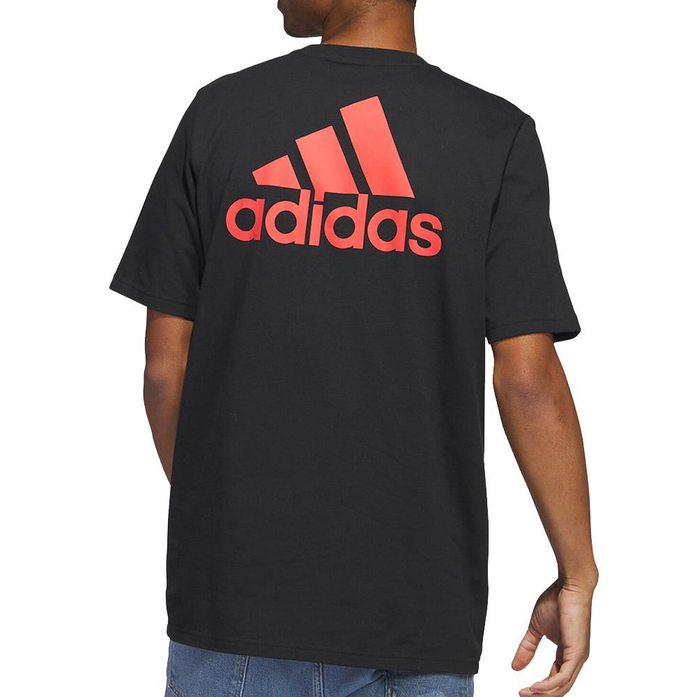 T-shirt Noir Homme Adidas HA7208 vue 2