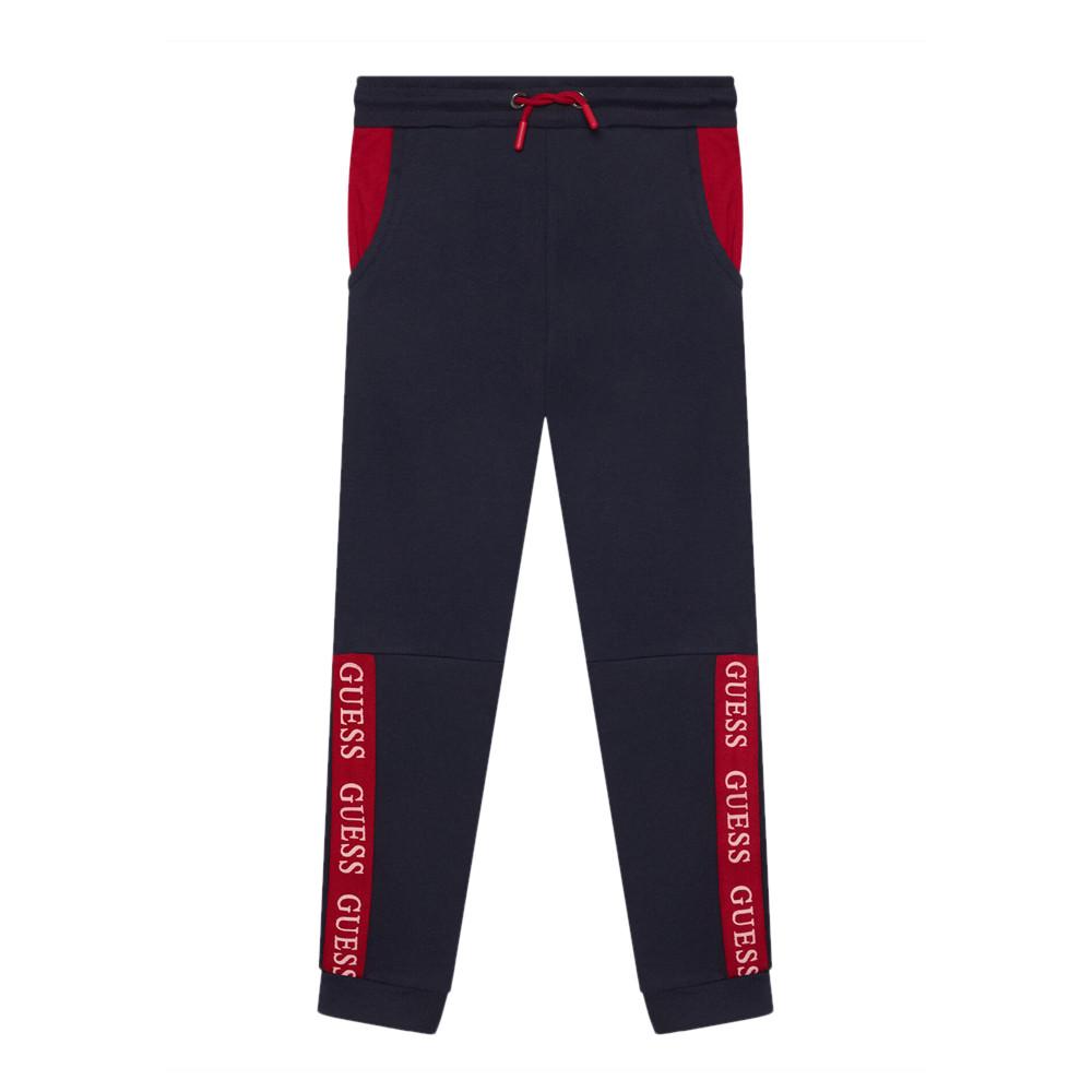 Pantalon Marine Rouge Enfant Guess pas cher