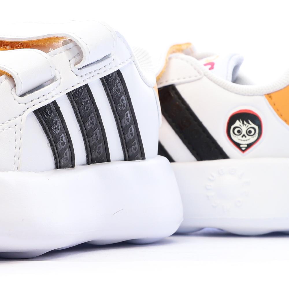 Baskets Blanches Enfant Adidas Coco Grand Court vue 7