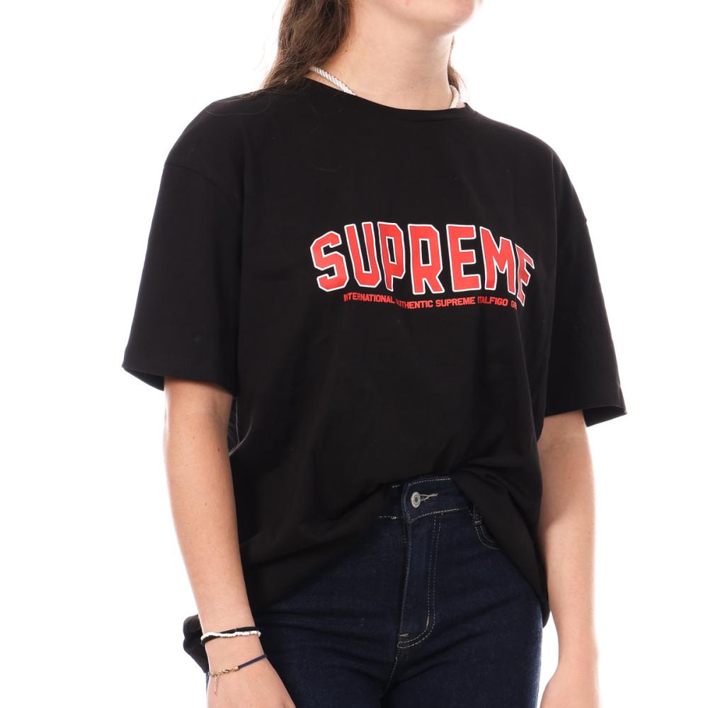 T-shirt Noir Femme Supreme Grip Flora pas cher