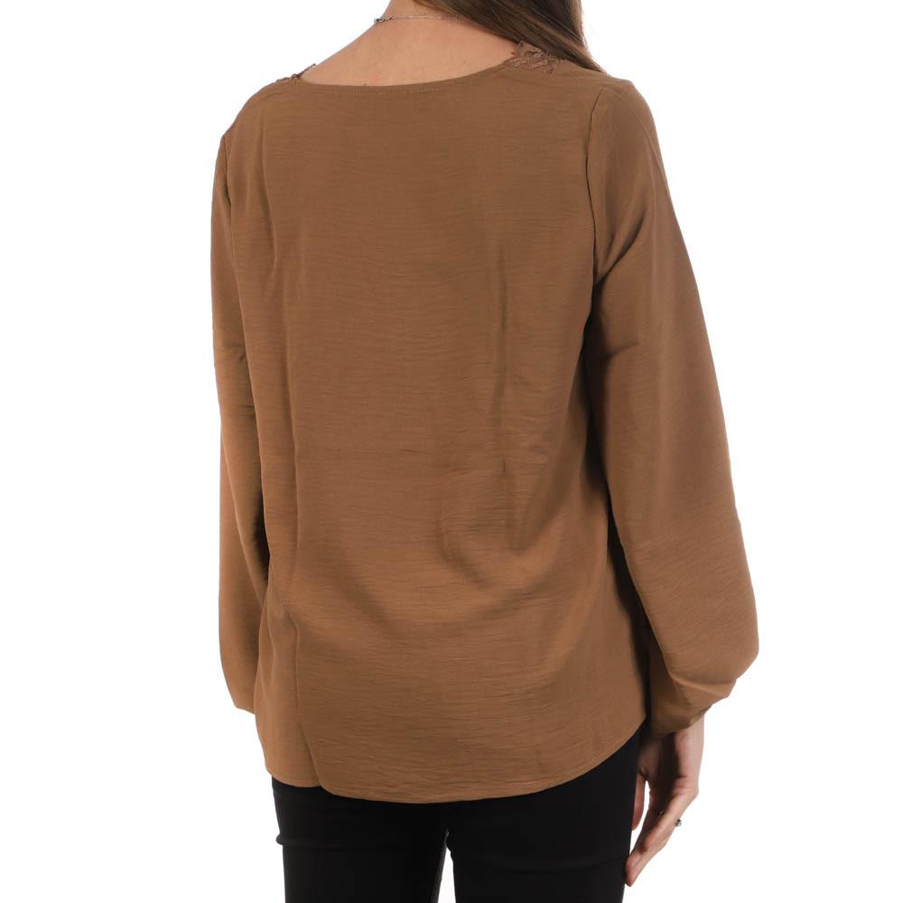 Blouse Marron Femme JDY Claudia vue 2