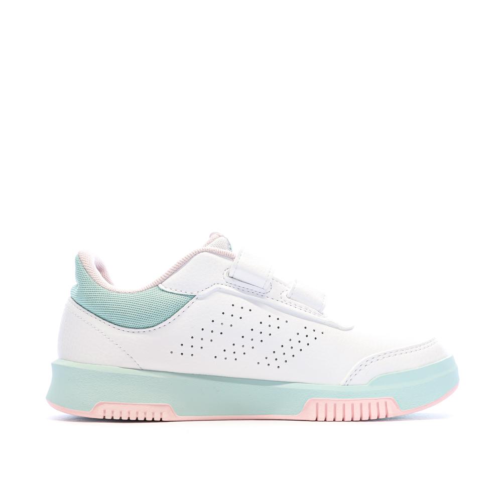 Baskets Blanche/Rose Fille Adidas Tensaur Sport 2.0 vue 2