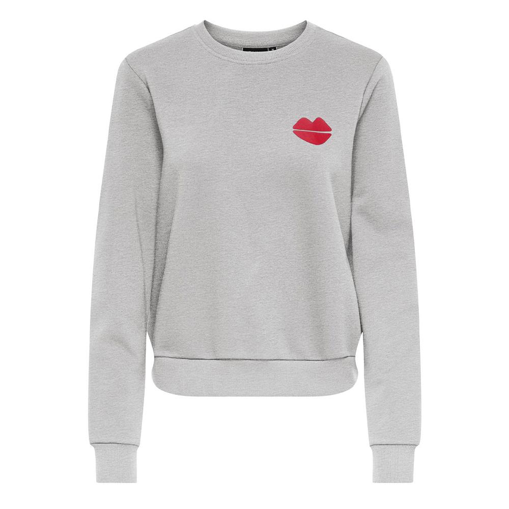 Women’s Grey/Red Only Rubi Sweatshirt affordable