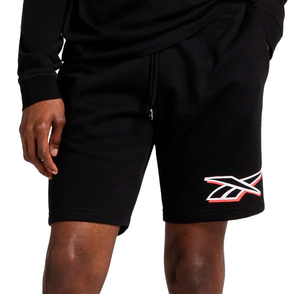 Short Noir Homme Reebok Vector pas cher