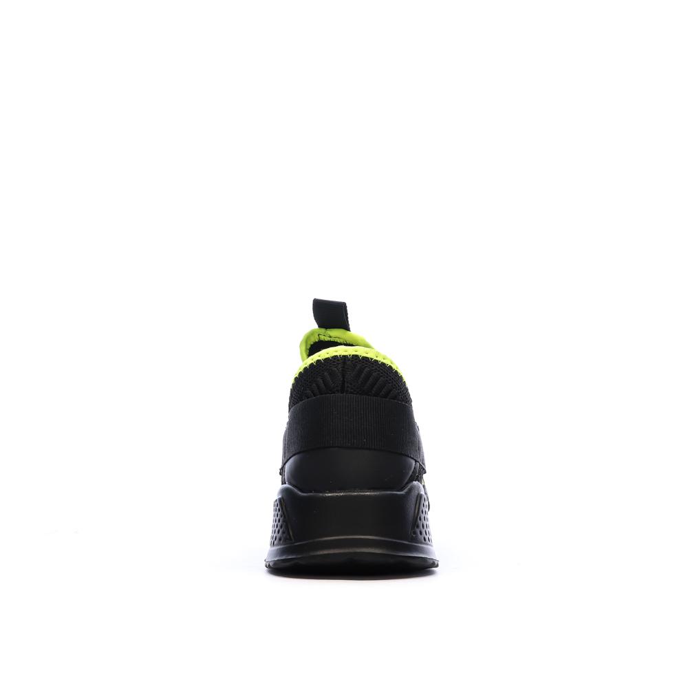 Baskets Noir/Jaune Homme Kaporal Dofino vue 3