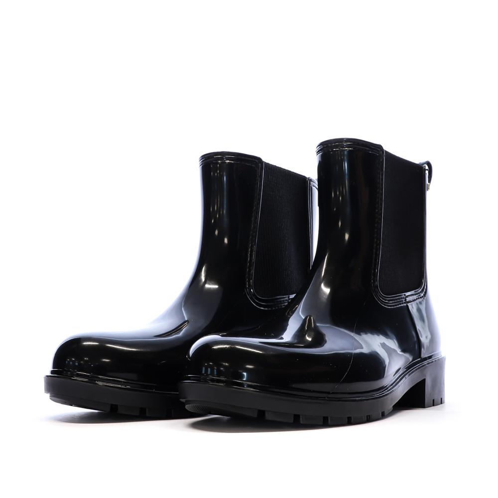 Bottes de Pluie Noir Femme Tommy Hilfiger Flag Hardware Rainbow vue 6