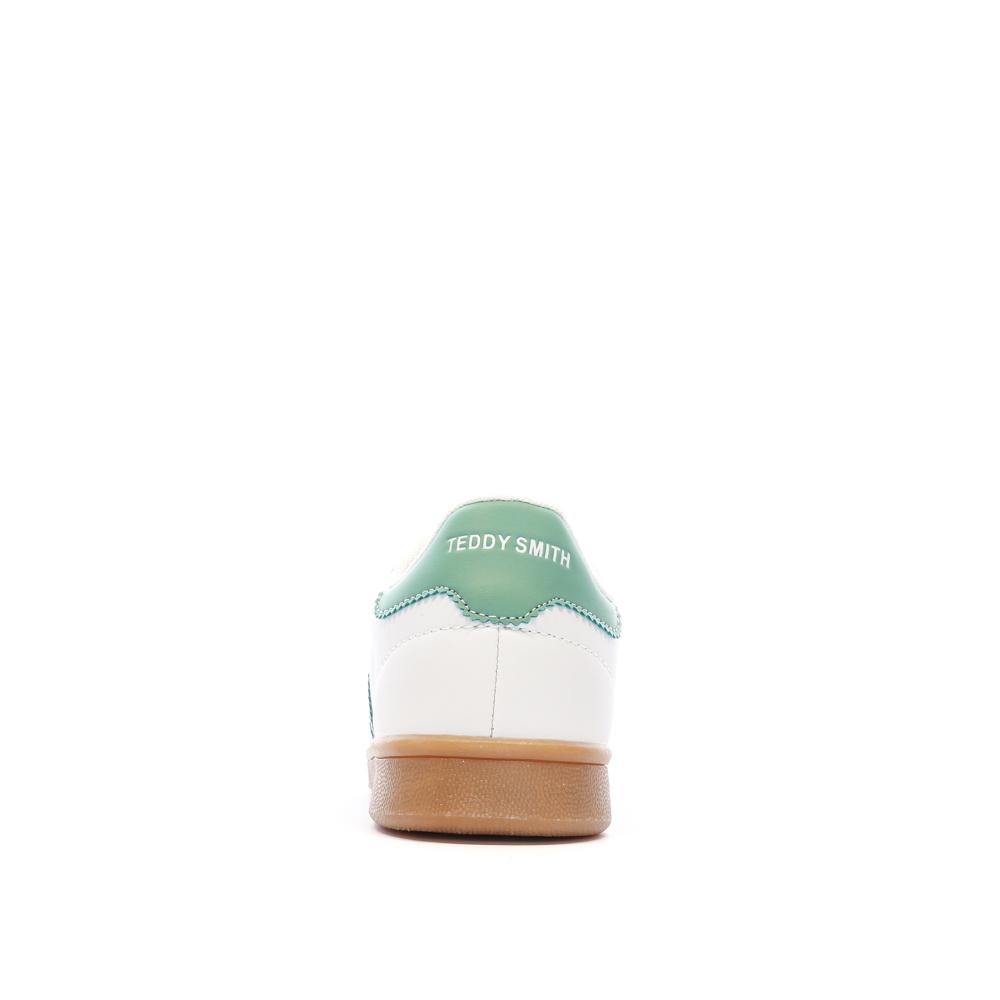 Baskets Blanc/Vert Femme Teddy Smith 120131 vue 3