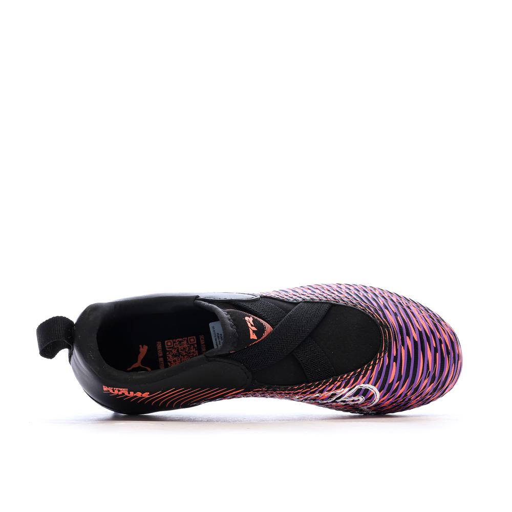 Chaussures de Foot Noires/Fushia Junior Puma Future 8 Match Ll FG vue 4