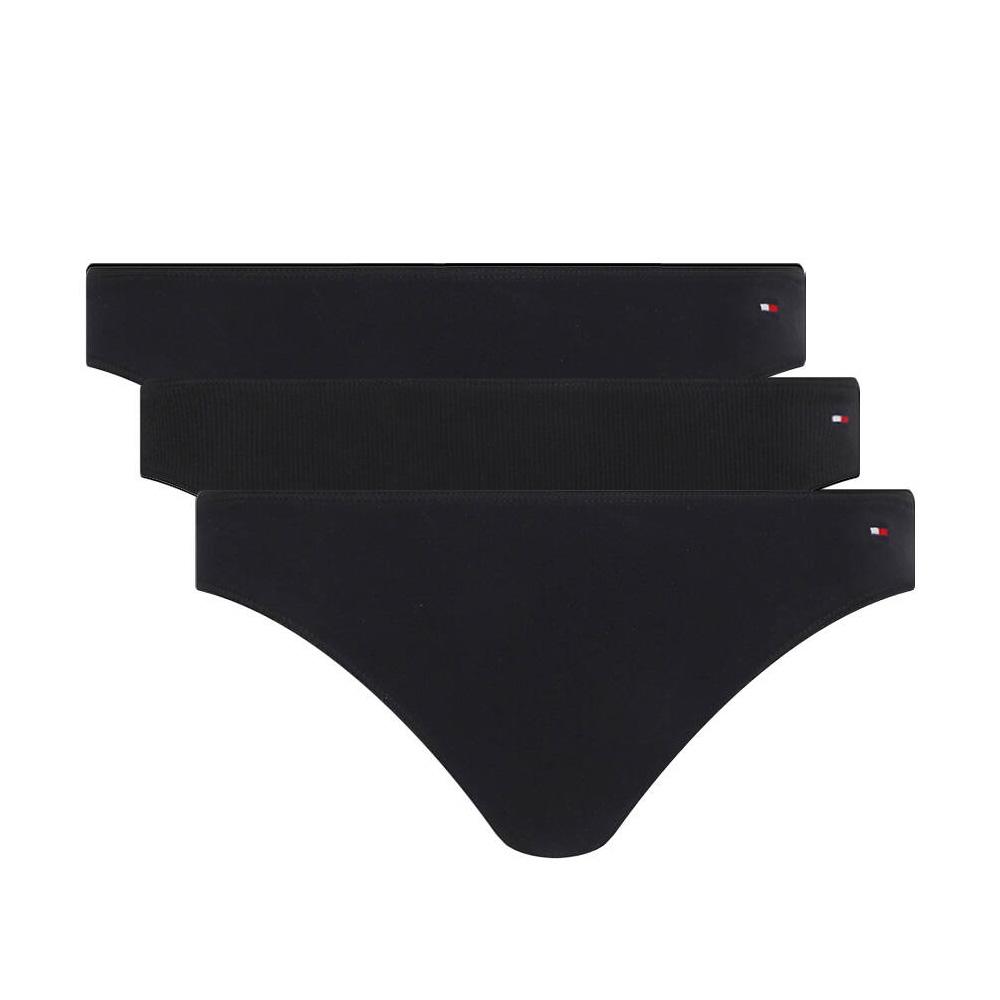 x3 Culottes Noires Femme Tommy Hilfiger Dipped pas cher