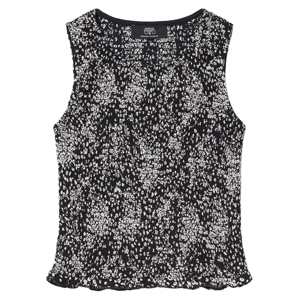 Top Noir/Blanc Fille Le Temps Des Cerises Veronicgi pas cher