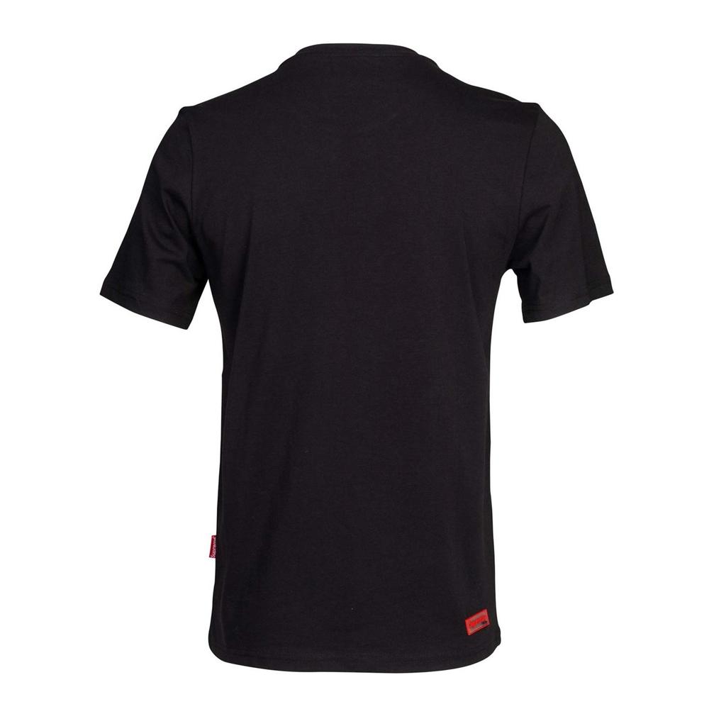 T-shirt Noir Homme Supreme Grip Smile vue 2