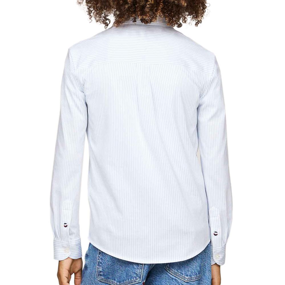 Chemise Blanche/Bleu Garçon Tommy Hilfiger Allover vue 2