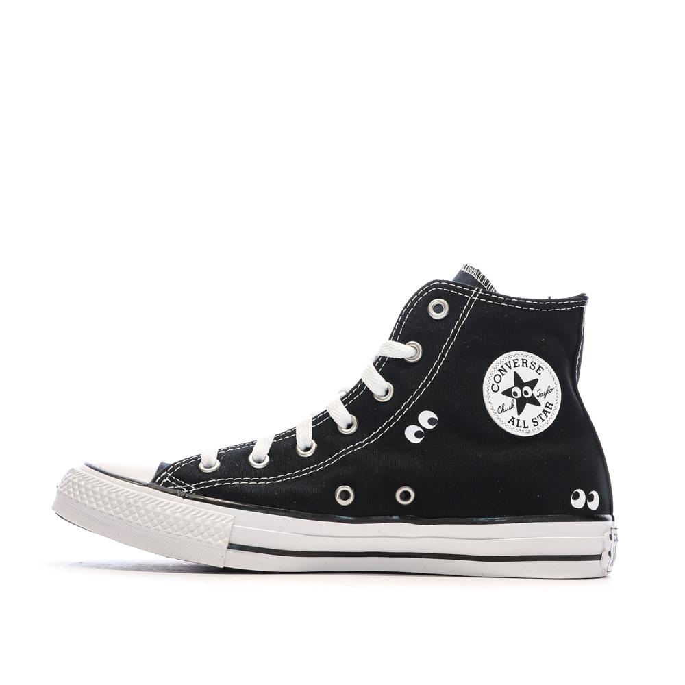 Baskets Noires Garçon/Fille Converse Chuck Taylor All Star Eyes pas cher