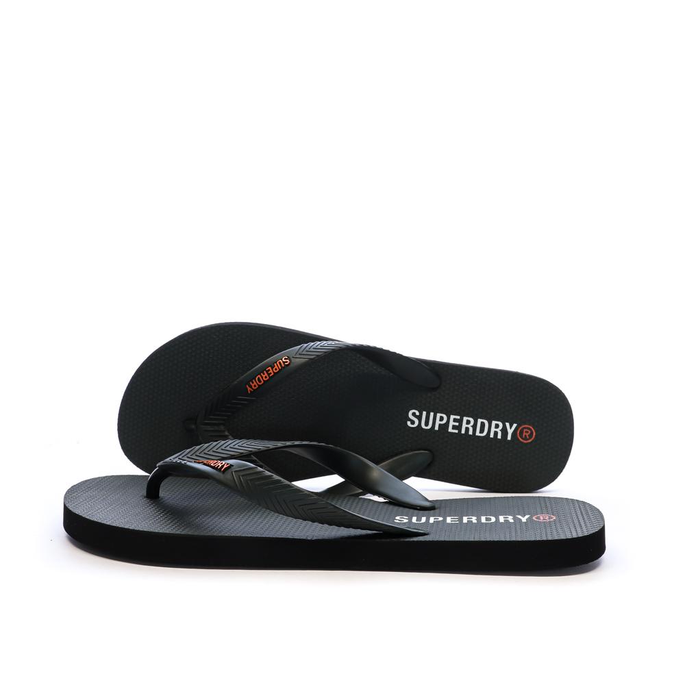 Schwarze Herren-Flip-Flops Superdry Core Essential Flip Flop günstig