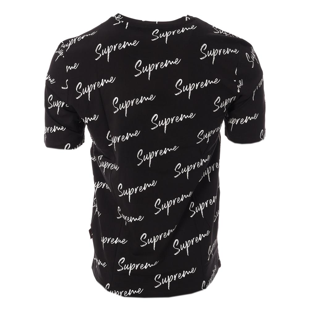 T-shirt Noir Homme Supreme Grip Many vue 2