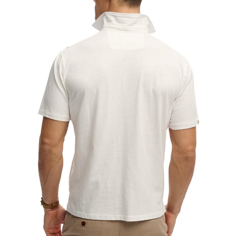 Polo blanco para hombre Superdry Classic ver 2